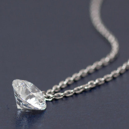 【ALTRO】プラチナ ラボグロウンダイヤ フレームレス 1.0ct ネックレス