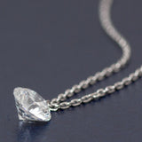 【ALTRO】ラボグロウンダイヤモンド 1.0ct プラチナ フレームレス 一粒ダイヤネックレス  GOD003NC-PT