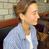 K10 淡水パールフックピアス 数量限定　SPP0039