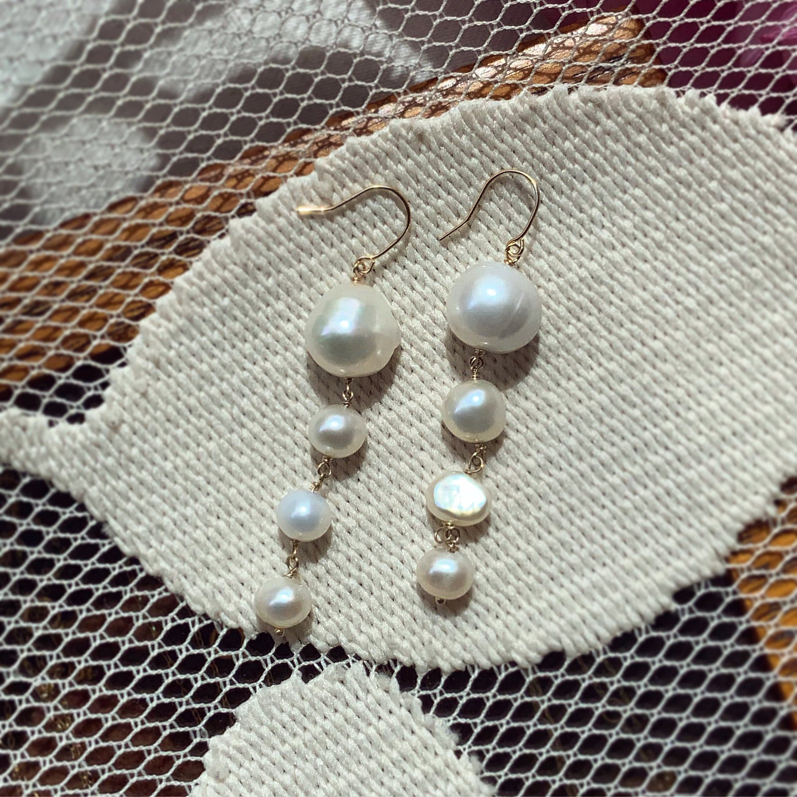 淡水パールフックピアス – SISTINA JEWELRY 淡水パールフックピアス – SISTINA JEWELRY