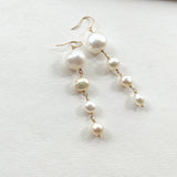 K10 淡水パールフックピアス 数量限定　SPP0039