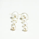 K10 淡水パールフックピアス 数量限定　SPP0039