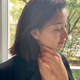 SPP0044  天然ダイヤモンド K18YG ダイヤモンド スタッドピアス 0.2ct/0.2ct ネジキャッチ