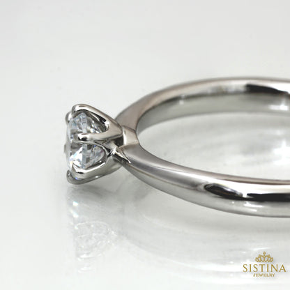 【ALTRO】SV ラボグロウンダイヤ プロポーズリング 0.3ct 6本爪 ダイヤ リング　
