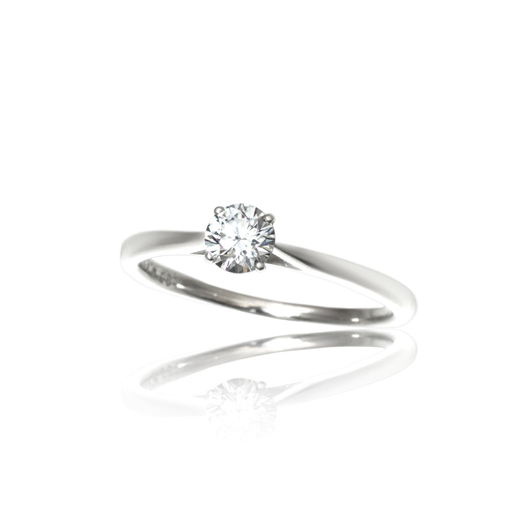 【ALTRO】SV ラボグロウンダイヤ プロポーズリング 0.3ct 4本爪 ダイヤ リング　