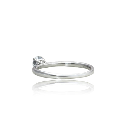 【ALTRO】SV ラボグロウンダイヤ プロポーズリング 0.3ct 4本爪 ダイヤ リング　