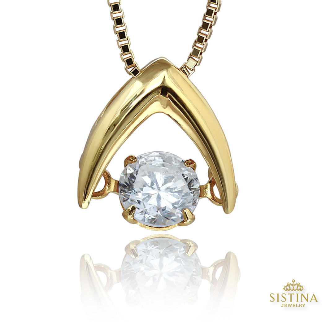 1点限定】K18 天然一粒ダイヤモンド ネックレス 0.3ct ダンシング 