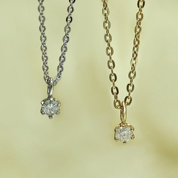 チャリティー】 一粒 天然 ダイヤモンド ネックレス 寄付 募金 地震 