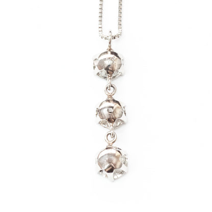 【LIMITED】【Natural】PT 天然ダイヤモンド ネックレス TOTAL 1.0ct
