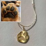 【チャリティ】SV  オリジナルオーダー My 肉球 ネックレス　N00277