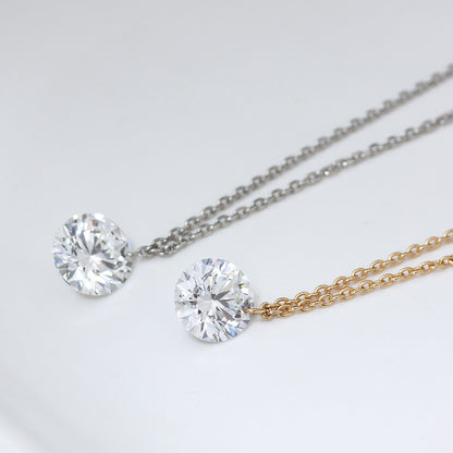 【ALTRO】プラチナ ラボグロウンダイヤ フレームレス 1.0ct ネックレス
