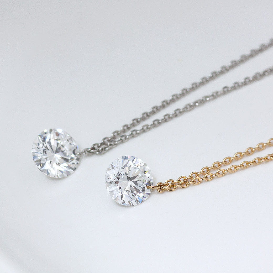 ALTRO】ラボグロウンダイヤ 1.0ct K18 一粒 ダイヤ ネックレス
