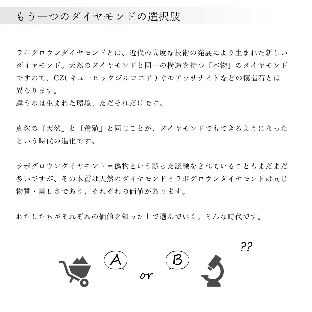 【ALTRO】Lior K18 ラボグロウンダイヤ レーザーホール ファンシーカット シャンデリア ネックレス 0.5ct