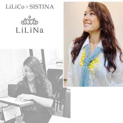 【Natural】LiLiNa  K18 ダーラヘスト  リーフ ダイヤモンド ネックレス 　