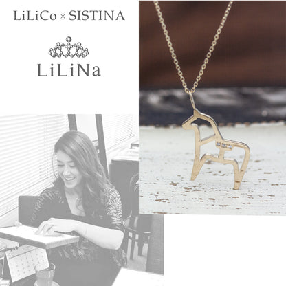 【Natural】LiLiNa SV925  ダーラヘスト 帯留め 馬 ホース スターリングシルバー
