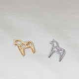 LiLiNa　SV925  ダーラヘスト 帯留め 馬 ホース スターリングシルバー