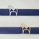 LiLiNa　SV925  ダーラヘスト 帯留め 馬 ホース スターリングシルバー