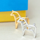 LiLiNa　SV925  ダーラヘスト 帯留め 馬 ホース スターリングシルバー