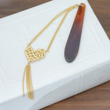 LiLiNa SV925  ハートリーフ 帯飾り スターリングシルバー