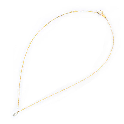 【ALTRO】Lior K18 ラボグロウンダイヤ 0.5ct レーザーホール ペアシェイプ 一粒 ダイヤ ネックレス　
