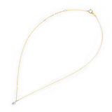 【ALTRO】Lior リオール ラボグロウンダイヤモンド K18 レーザーホール ペアシェイプ 0.5ct 一粒ダイヤ ネックレス　GOD042NC