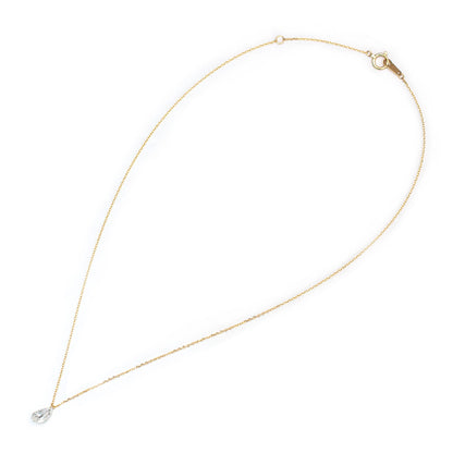 【ALTRO】Lior K18 ラボグロウンダイヤ レーザーホール ペアシェイプ 1.0ct  一粒 ネックレス　