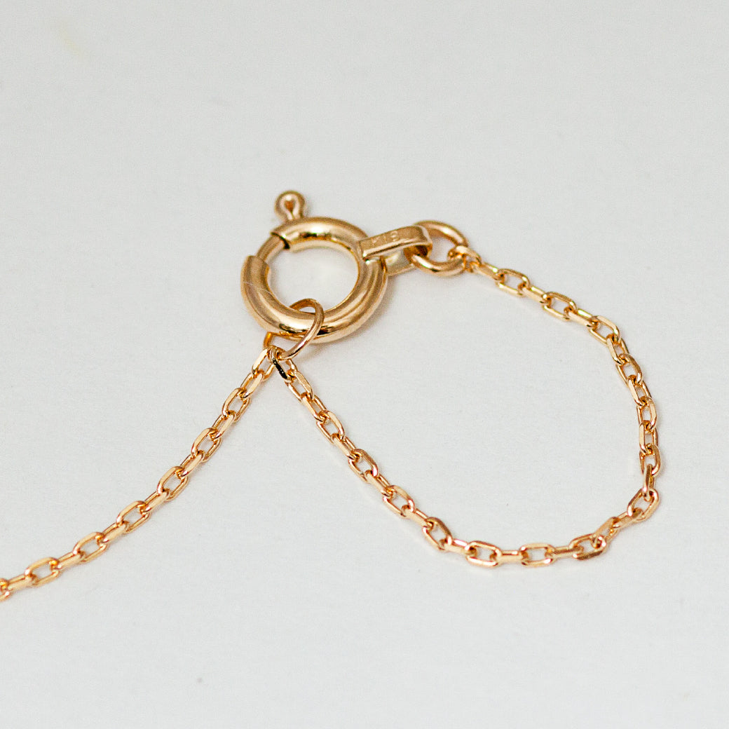 【LIMITED】【Natural】K18  フレームレスダイヤモンド シャンデリアネックレス 0.8ct