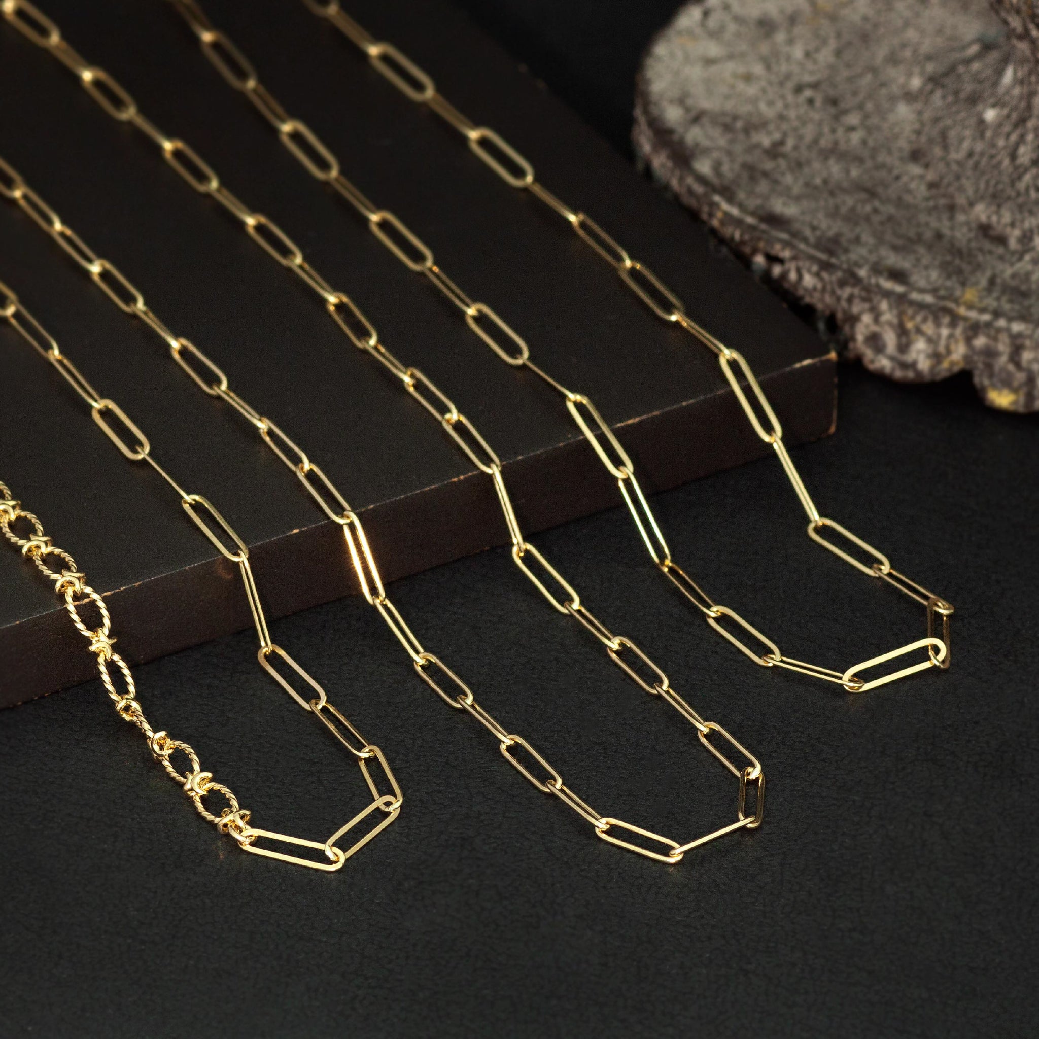 K18 ペーパークリップチェーン ネックレス N00274 – SISTINA JEWELRY