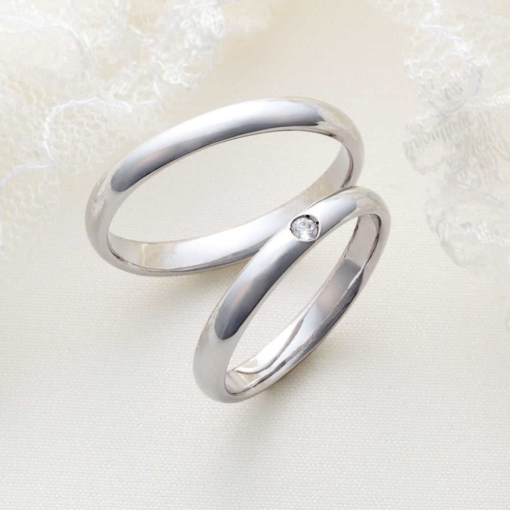 XN027 SISTINA BRIDAL マリッジリング Bianca -ビアンカ‐ プラチナ