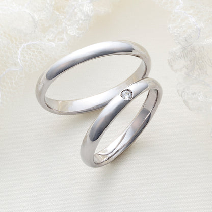 XN027 SISTINA BRIDAL マリッジリング Bianca -ビアンカ‐ プラチナ