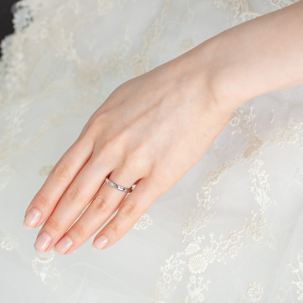XN027 SISTINA BRIDAL マリッジリング Bianca -ビアンカ‐ プラチナ