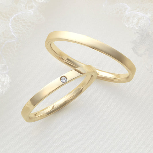 XN044　SISTINA BRIDAL マリッジリングDalila -ダリラ‐ K18YG　　　