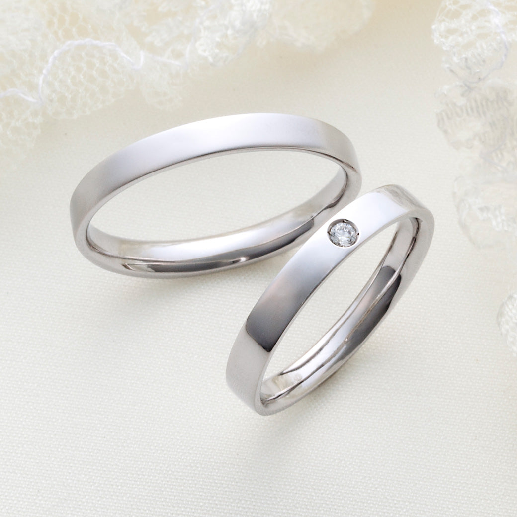XN034　SISTINA BRIDAL マリッジリング Elena -エレナ‐ プラチナ