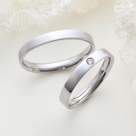 XN034　SISTINA BRIDAL マリッジリング Elena -エレナ‐ プラチナ