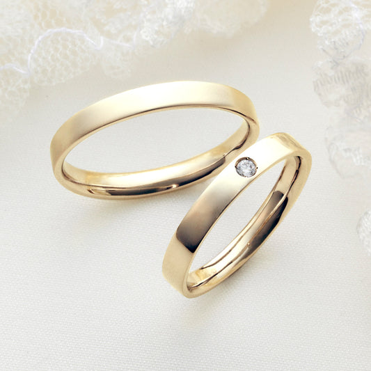 XN034　SISTINA BRIDAL マリッジリング Elena -エレナ‐ K18YG