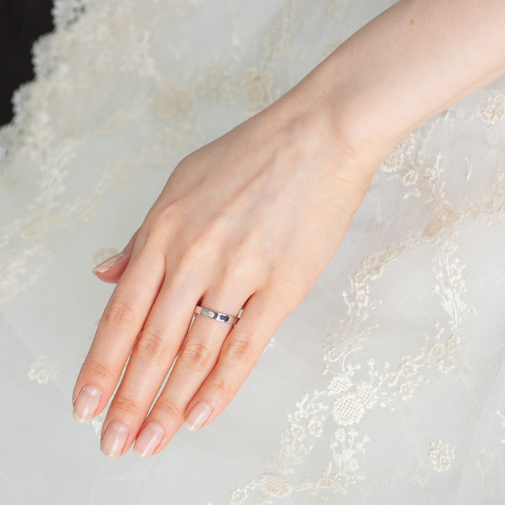 XN034　SISTINA BRIDAL マリッジリング Elena -エレナ‐ プラチナ