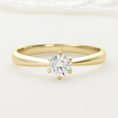 SISTINA BRIDAL エンゲージリング Aida -アイーダ- 0.3ct K18YG　FT289　