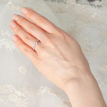 SISTINA BRIDAL エンゲージリング Aida -アイーダ- 0.3ct プラチナ　FT289　