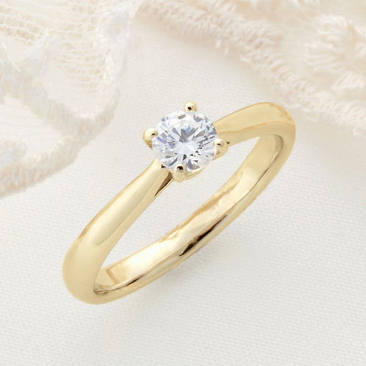 SISTINA BRIDAL エンゲージリング Bella -ベラ- 0.3ct K18YG　DN012-2　