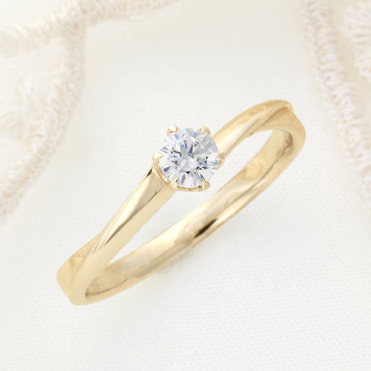SISTINA BRIDAL エンゲージリング Dina -ディーナ- 0.3ct K18YG　DN089　