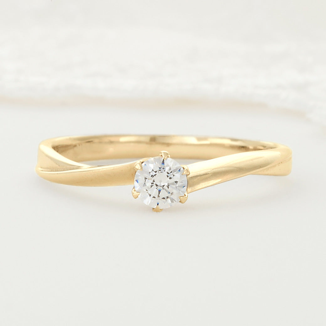 SISTINA BRIDAL エンゲージリング Dina -ディーナ- 0.3ct K18YG　DN089　