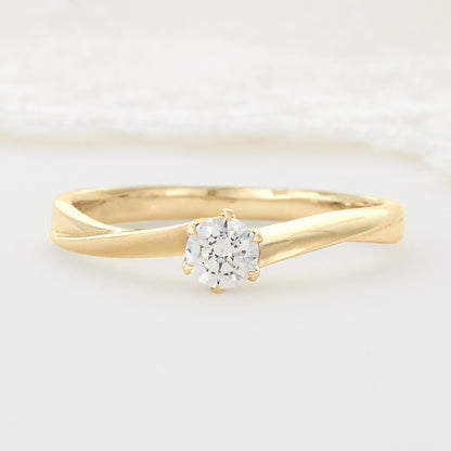 SISTINA BRIDAL エンゲージリング Dina -ディーナ- 0.3ct K18YG　DN089　
