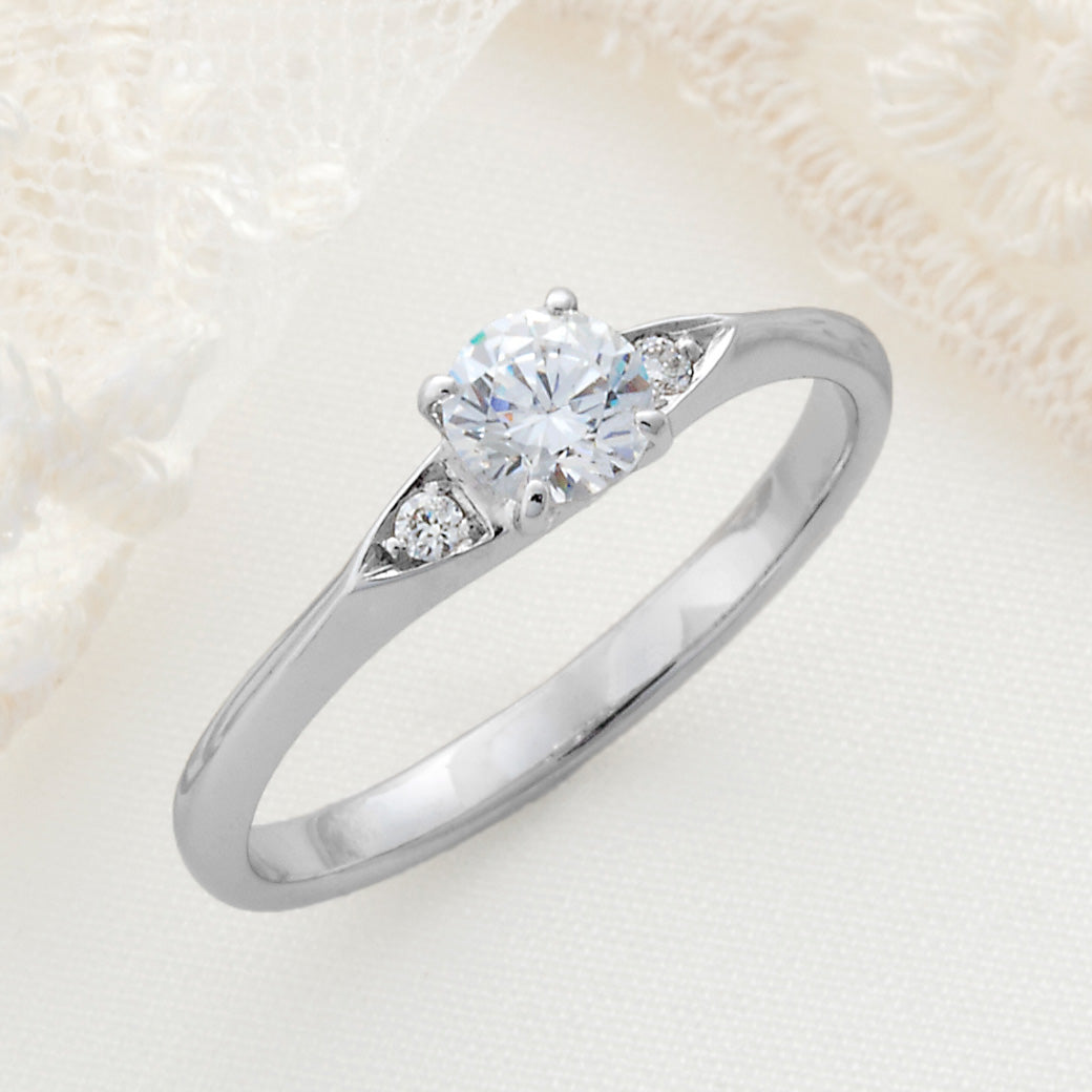 SISTINA BRIDAL エンゲージリング Eva -エヴァ- 0.3ct プラチナ　DM502　
