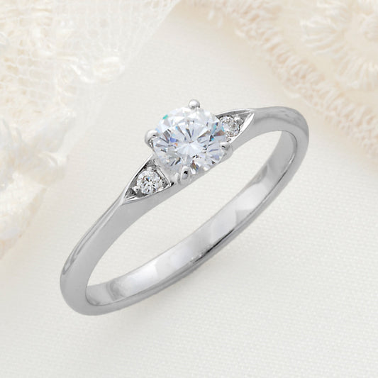 SISTINA BRIDAL エンゲージリング Eva -エヴァ- 0.3ct プラチナ　DM502　