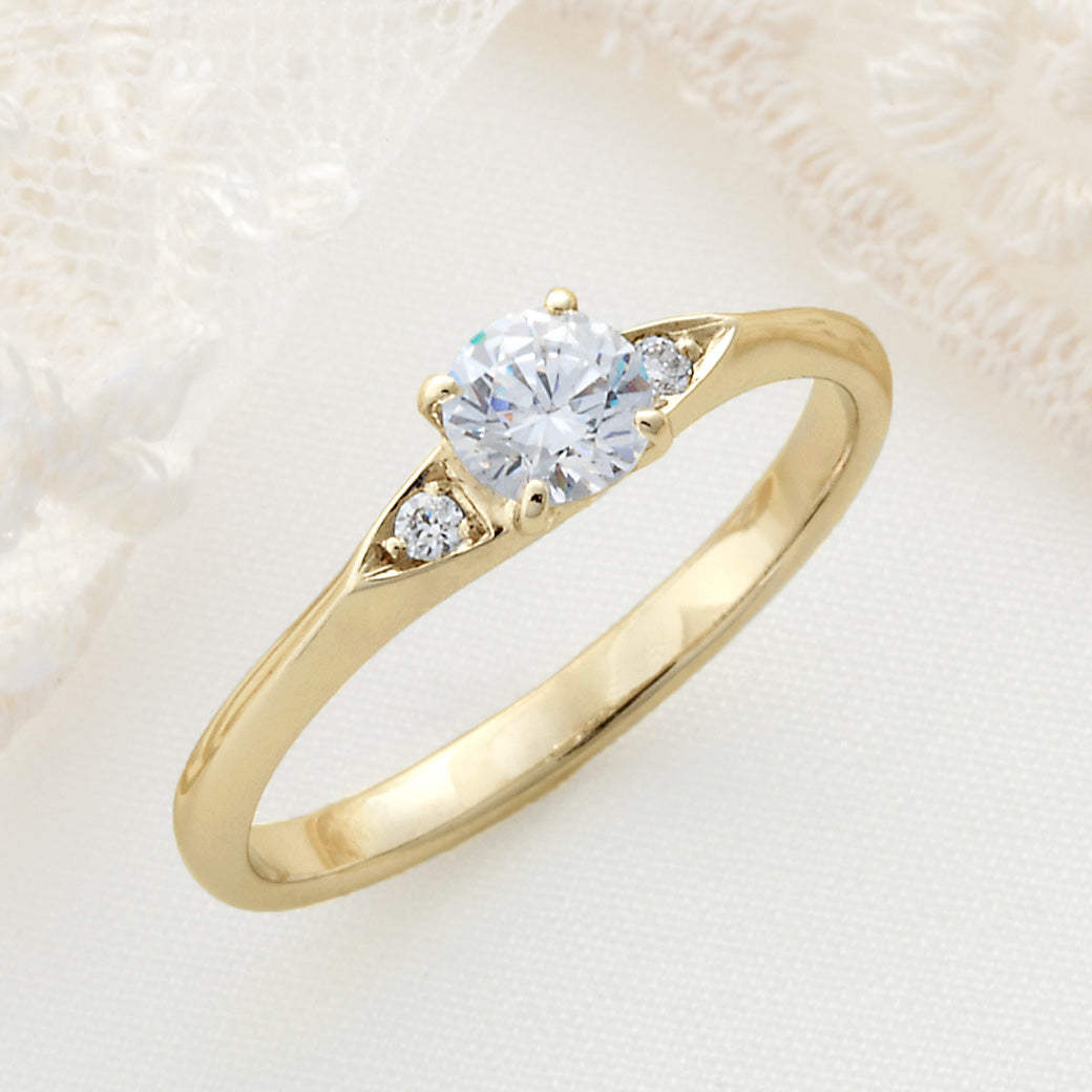 SISTINA BRIDAL エンゲージリング Eva -エヴァ- 0.3ct K18YG　DM502　