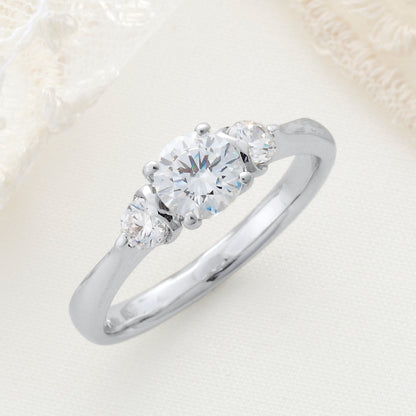 SISTINA BRIDAL エンゲージリング Francesca -フランチェスカ- 0.5ct プラチナ　DM416-1　