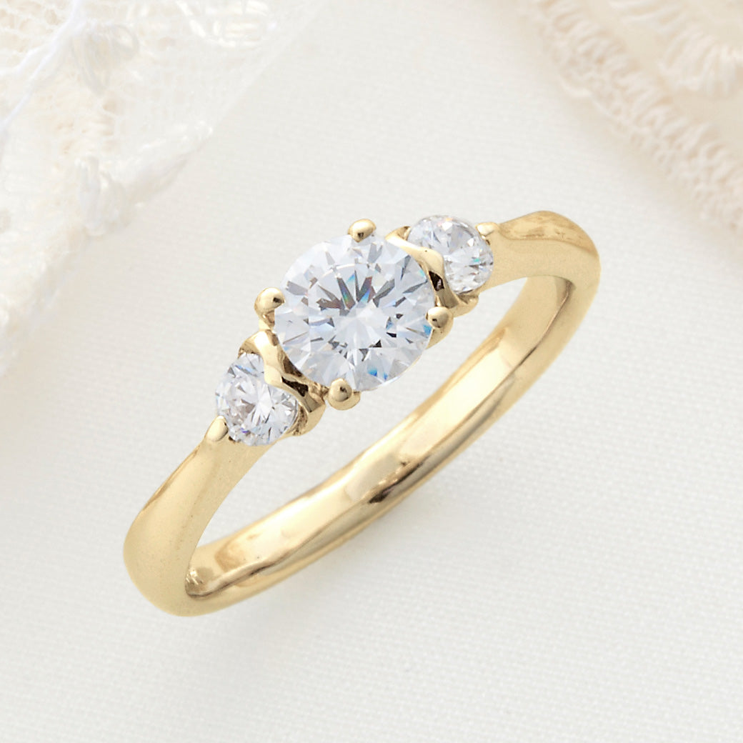 SISTINA BRIDAL エンゲージリング Francesca -フランチェスカ- 0.5ct K18YG　DM416-1　