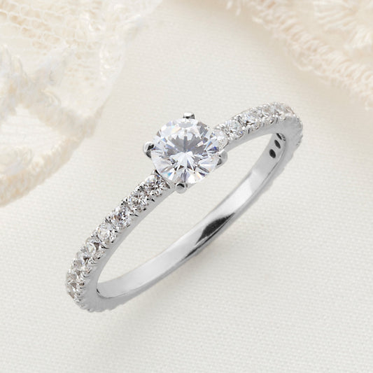 SISTINA BRIDAL エンゲージリング Gloria -グローリア - 0.3ct プラチナ　DM476-3　