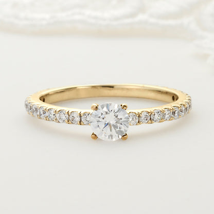 SISTINA BRIDAL エンゲージリング Gloria -グローリア - 0.3ct K18YG　DM476-3　