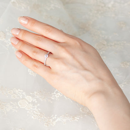 SISTINA BRIDAL エンゲージリング Gloria -グローリア - 0.3ct プラチナ　DM476-3　